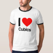 T-shirt j'aime les cubes (Devant)