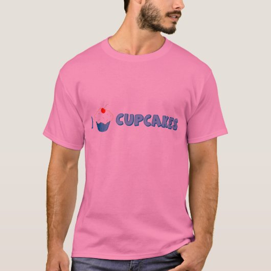 T-shirt J'Aime Les Cupcakes (Devant)