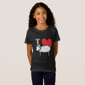 T-Shirt J'aime les Dalmatiens (Devant entier)