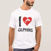 T-shirt J'aime les dauphins (Devant)