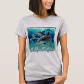 T-shirt J'aime les dauphins (Devant)