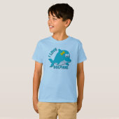 T-SHIRT J'AIME LES DOLPHINS (Devant entier)