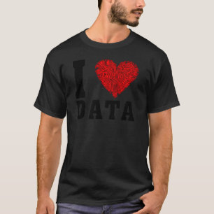T-shirt J'aime les données