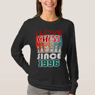 T-shirt J'aime les échecs depuis 1996