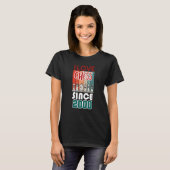 T-shirt J'aime les échecs depuis 2000 (Devant entier)