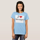 T-shirt J'aime les enddocrinologues (Devant entier)