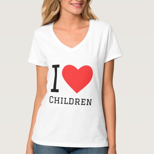 T-shirt J'aime les enfants (Devant)
