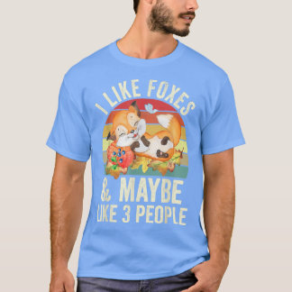 T-shirt J'aime les ennemis et peut-être 3 personnes mignon