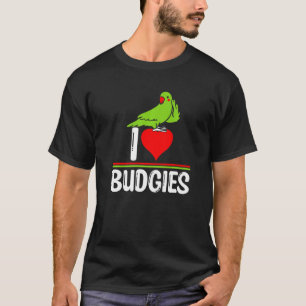 T-shirt J'Aime Les Épouses Mignonnes Mème Oiseau Parrot Ma