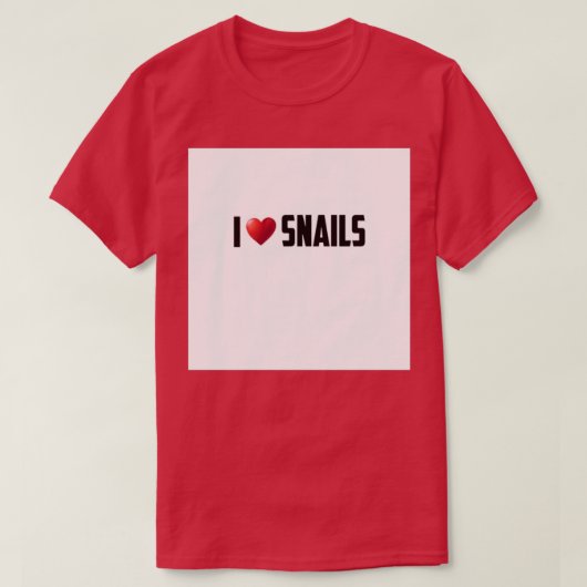 T-shirt J'aime les escargots (Design devant)