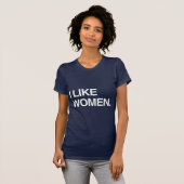 T-SHIRT J'AIME LES FEMMES (Devant entier)