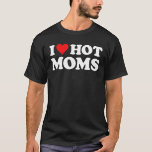 T-shirt J'Aime Les FEMMES CHAUDES T Funny Red Heart Love M