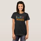 T-shirt J'aime les femmes créatives 11 (Devant entier)
