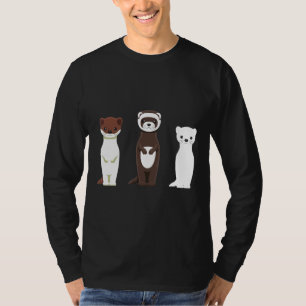 T-shirt J'Aime Les Ferrets Pour Les Femmes Hommes Enfants