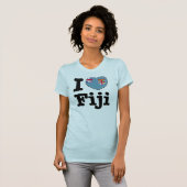 T-shirt J'aime les Fidji (Devant entier)