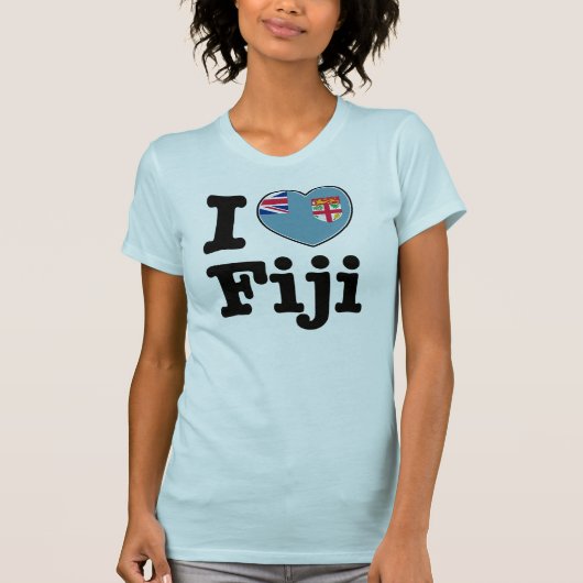 T-shirt J'aime les Fidji (Devant)