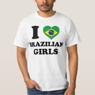 T-shirt J'aime les filles brésiliennes