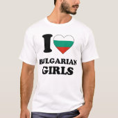 T-shirt J'aime les filles bulgares (Devant)