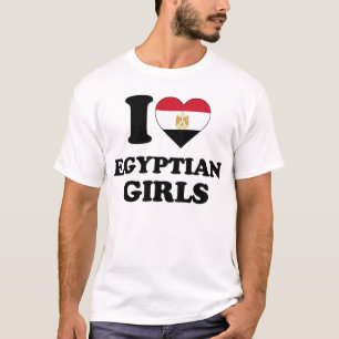 T-shirt J'aime les filles égyptiennes