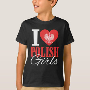 T-shirt J'aime les filles polonaises