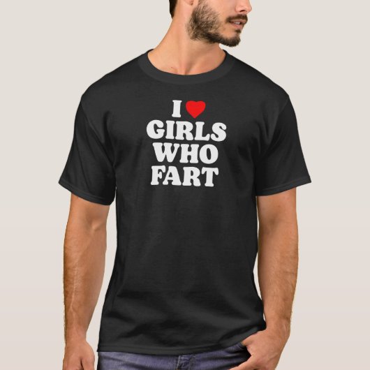 T-shirt J'Aime Les Filles Qui Fart Funny Farting Farter Pl (Devant)