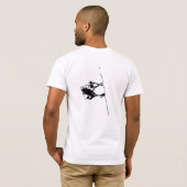 T-SHIRT J'AIME LES FISSURES SERRÉES (Dos entier)