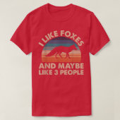 T-shirt J'Aime Les Folies Et Peut-Être 3 Personnes Style R (Design devant)