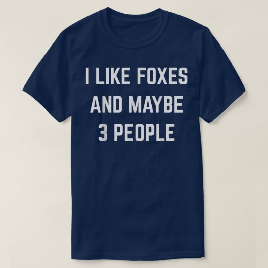 T-shirt J'Aime Les Folies Et Peut-Être 3 Personnes Zookeep (Design devant)