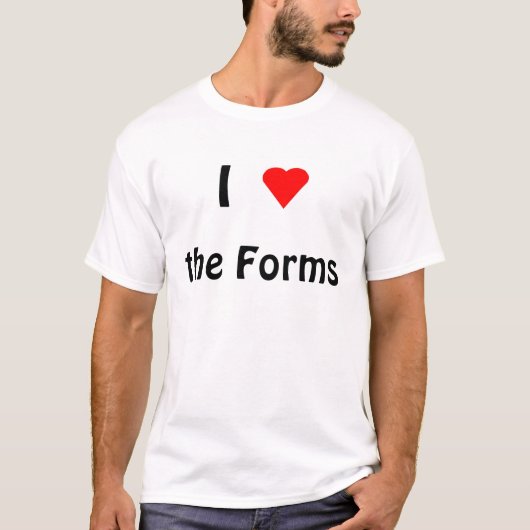 T-shirt J'aime les formes (Platon) (Devant)
