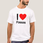 T-shirt j'aime les fossas (Devant)