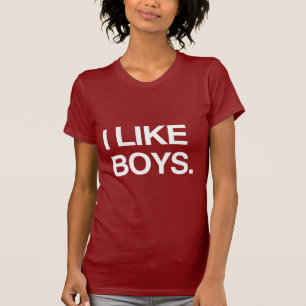 T-SHIRT J'AIME LES GARÇONS