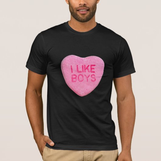 T-shirt J'aime les garçons (Devant)