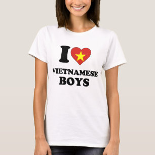 T-shirt J'aime les garçons vietnamiens