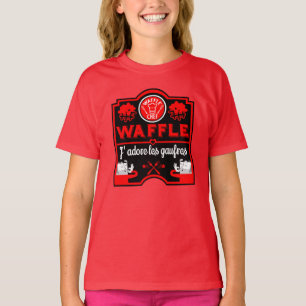 T-shirt J'aime les gaufres