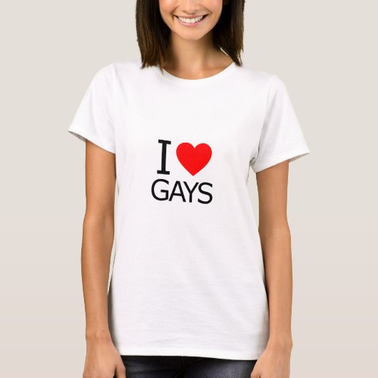 T-shirt J'Aime Les Gays (Devant)