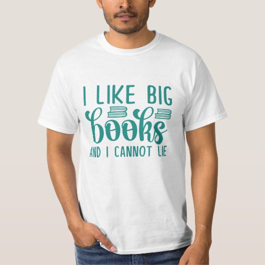 T-shirt J'Aime Les Grands Livres Et Je Ne Peux Pas Mentir (Devant)