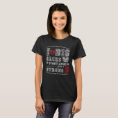 T-shirt J'Aime Les Grands Sacs, Les Extrémités Serrées Et  (Devant entier)