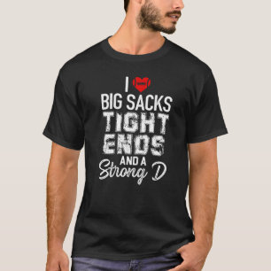 T-shirt J'Aime Les Grands Sacs, Les Extrémités Serrées Et