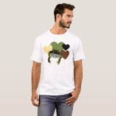 T-shirt J'aime les grenouilles (Devant entier)