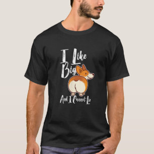 T-shirt J'Aime Les Gros Beurres De Corgis Et Je Ne Peux Pa