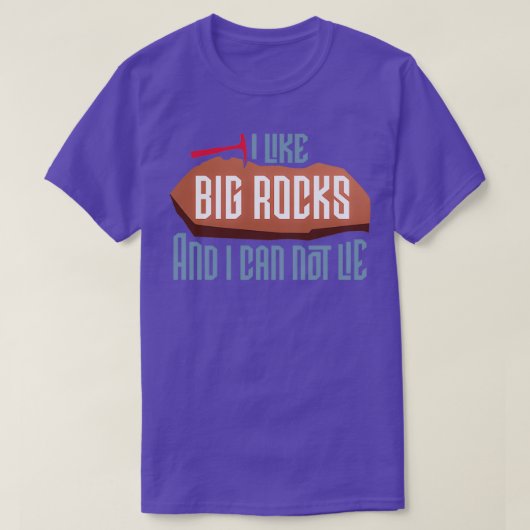 T-shirt J'aime les gros rochers (Design devant)