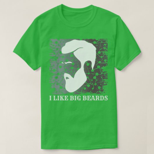 T-shirt J'aime les grosses barbes 19 (Design devant)