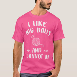 T-shirt J'aime les grosses boules et je ne peux pas mentir