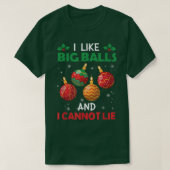 T-shirt J'Aime Les Grosses Boules Et Ne Peux Pas Mentir No (Design devant)