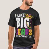 T-shirt J'Aime Les Grosses Pâtes Et Je Ne Peux Pas Mentir  (Devant)