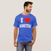 T-shirt J'aime les hamsters (Devant entier)