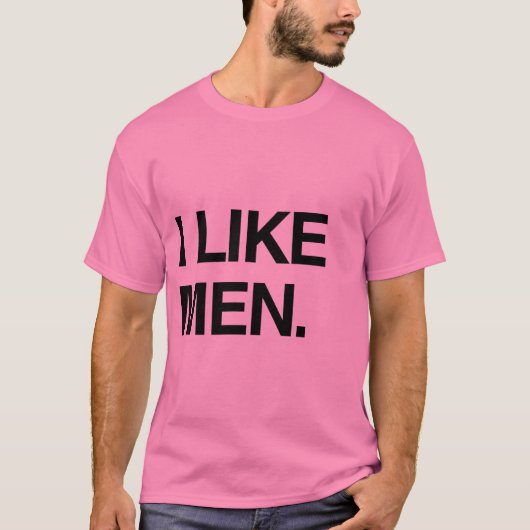 T-SHIRT J'AIME LES HOMMES (Devant)