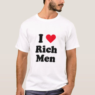 T-shirt J'aime les hommes riches