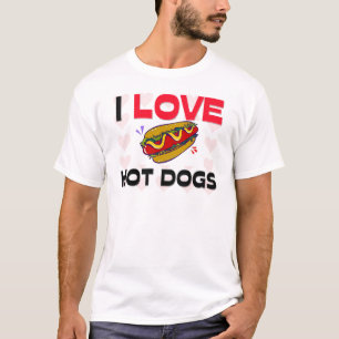 T-shirt J'aime les hot-dogs
