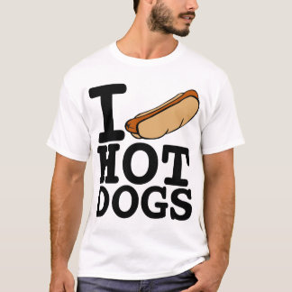T-SHIRT J'AIME LES HOT-DOGS